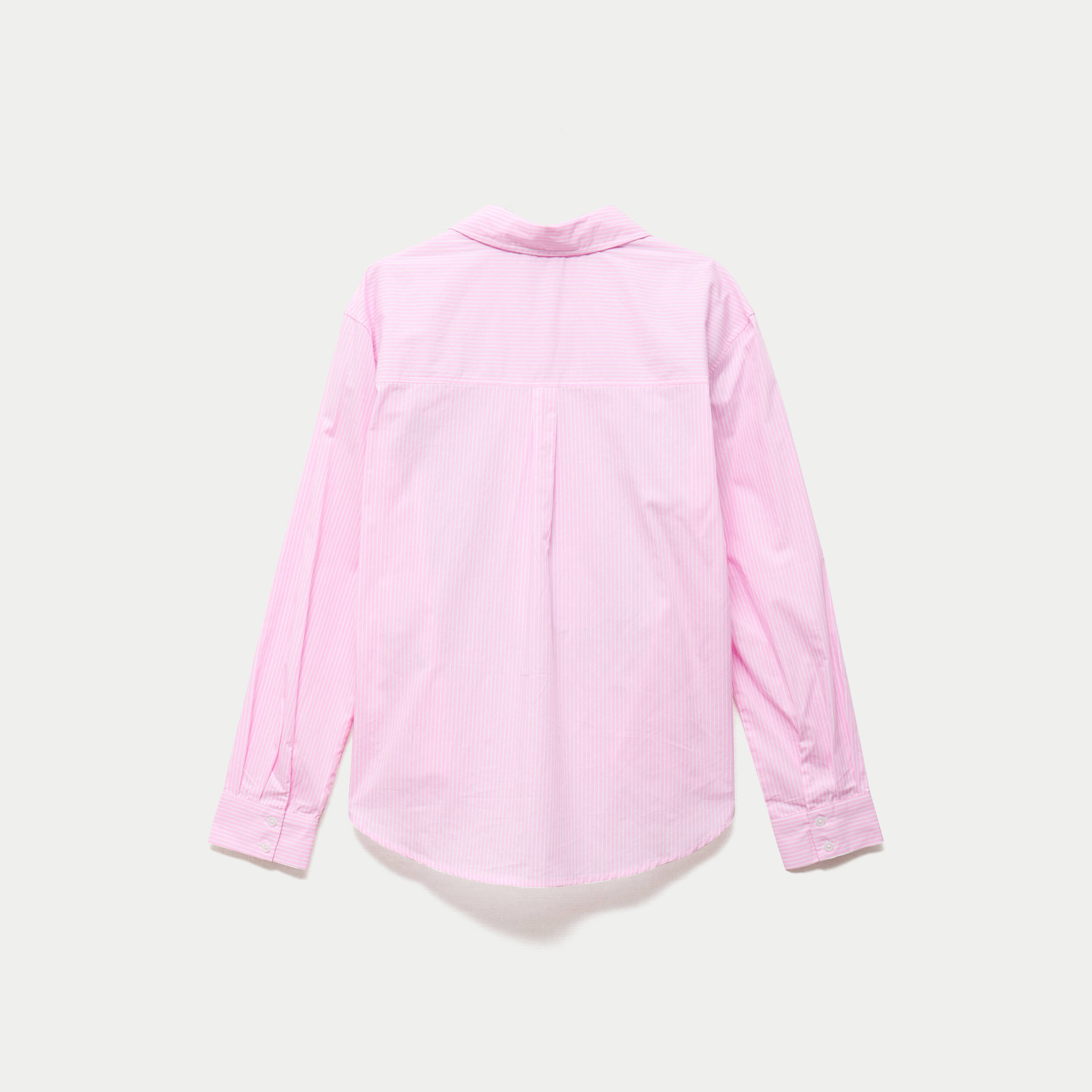 Chemise oversize longue 2-en-1 rose ado