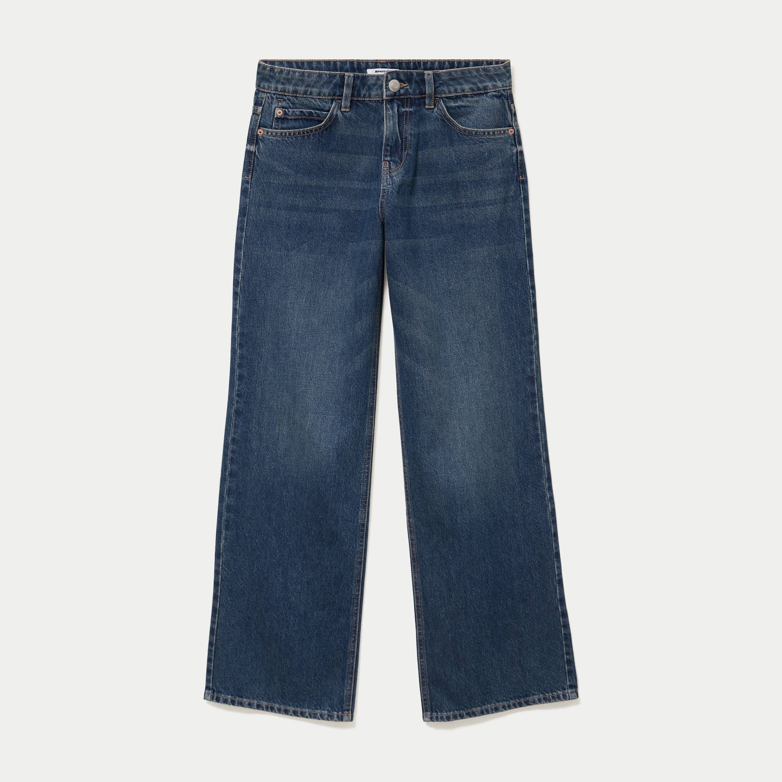 Jean Lenny wide leg taille basse bleu