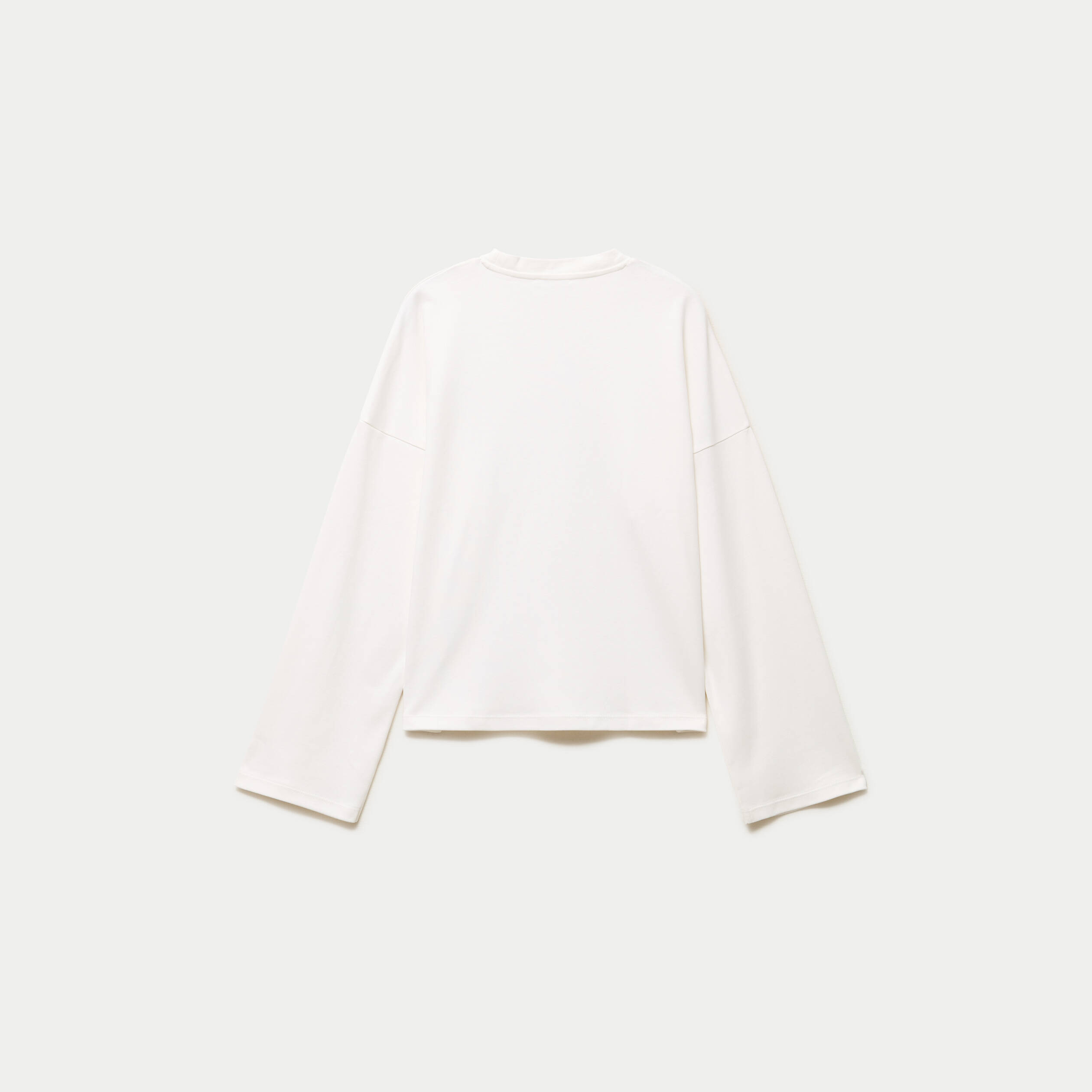 T-shirt manches longues ecru