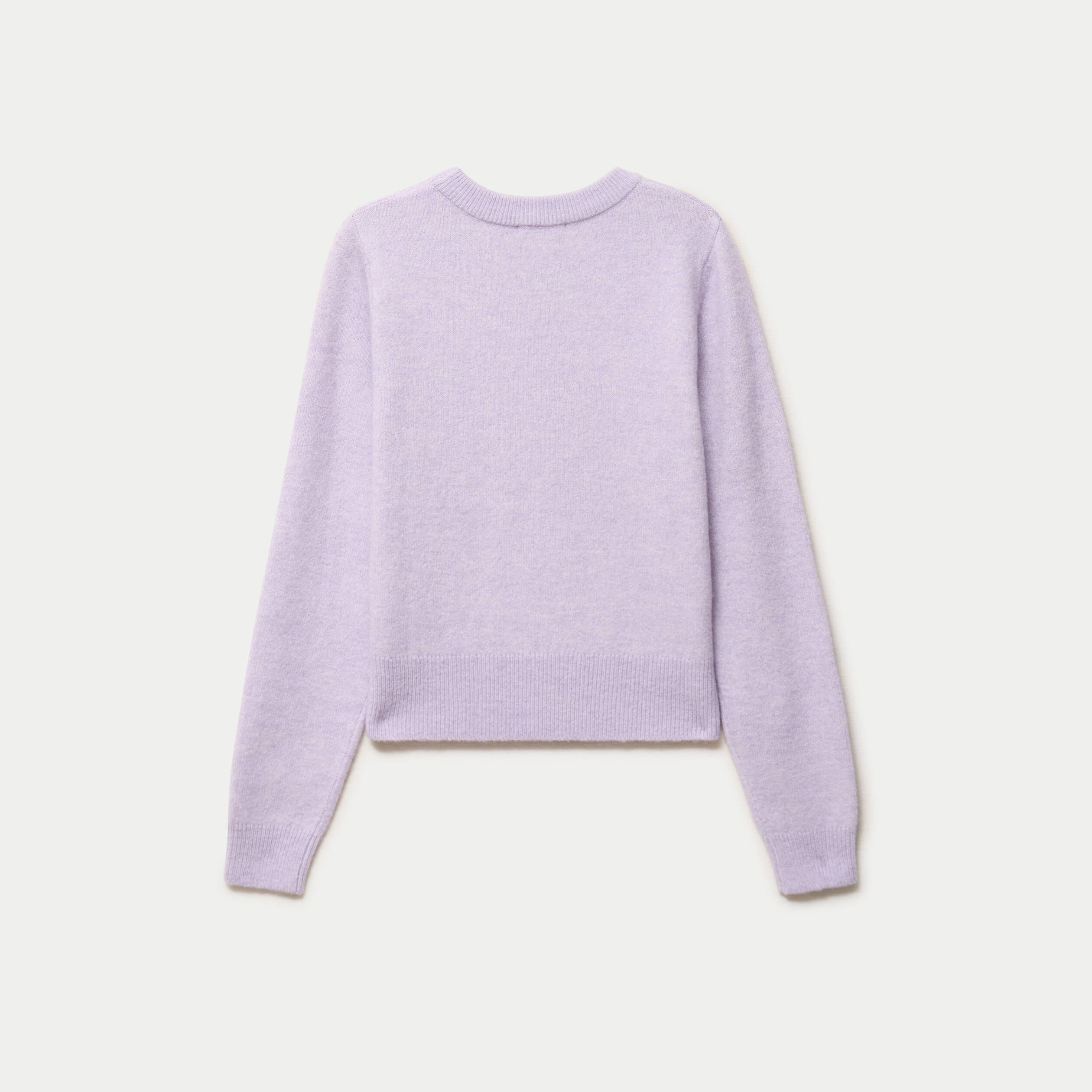 Pull col rond manches longues parme