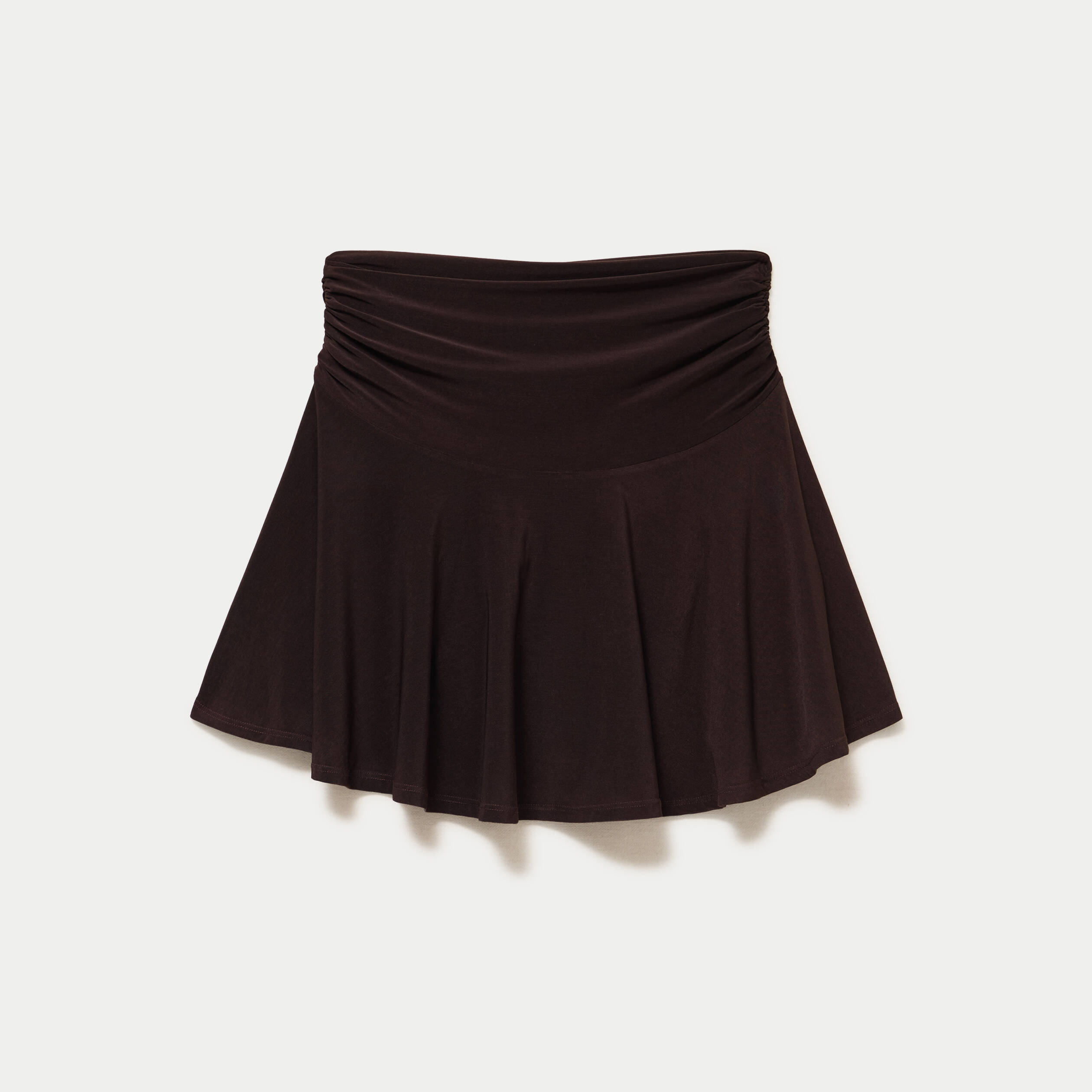 Jupe marron fonc&eacute; ado