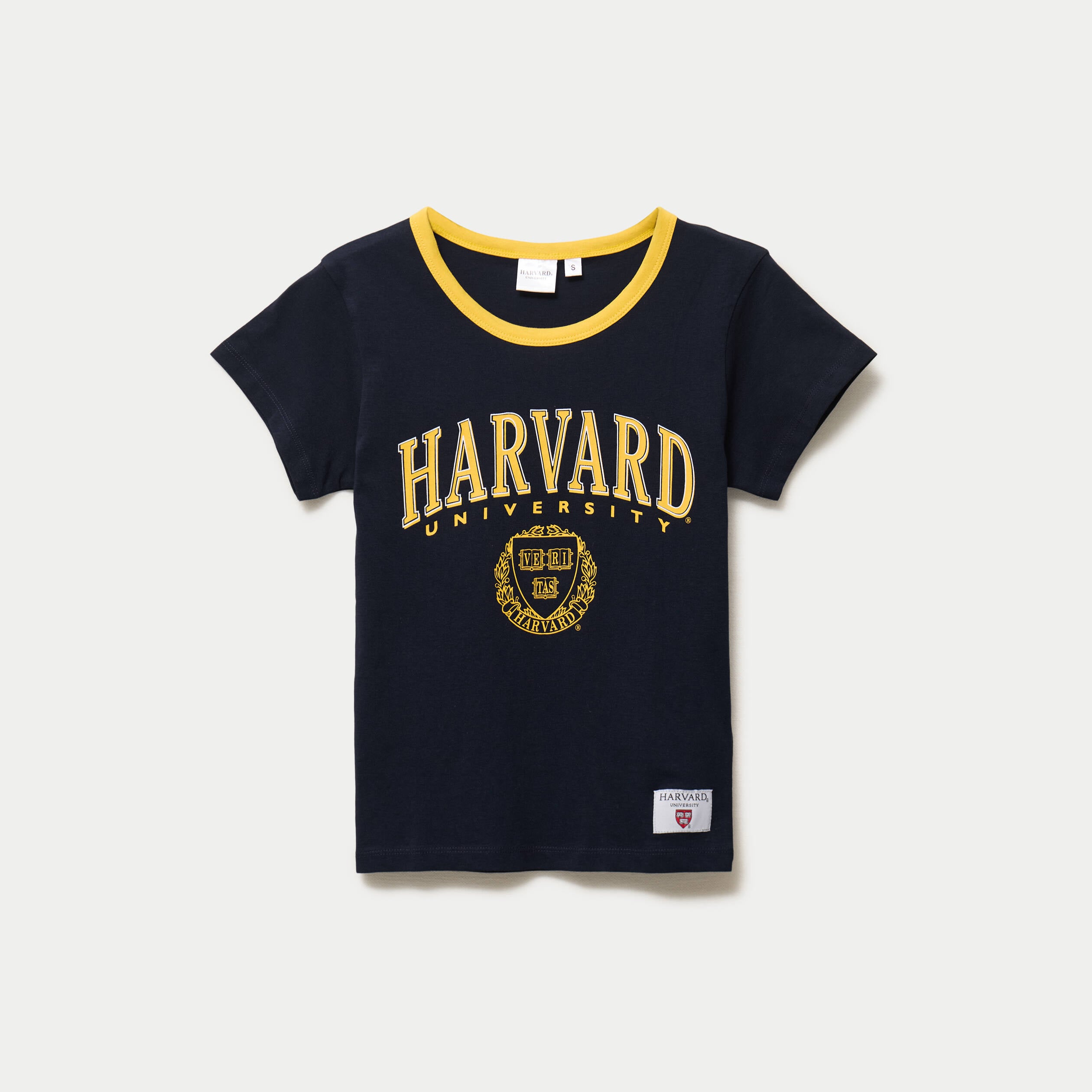 T-shirt ajust&eacute; manches courtes bleu marine