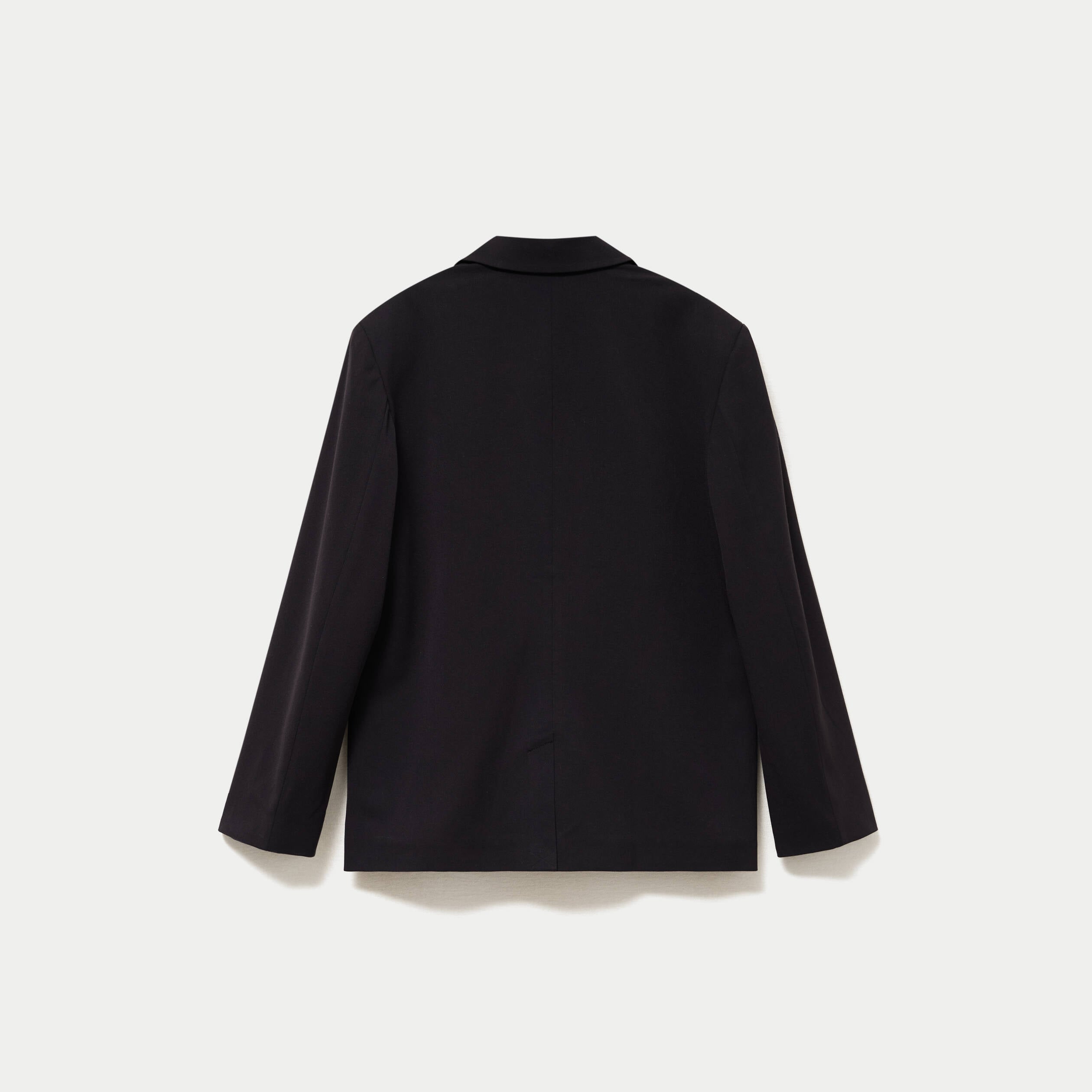 Veste col tailleur manches longues noir