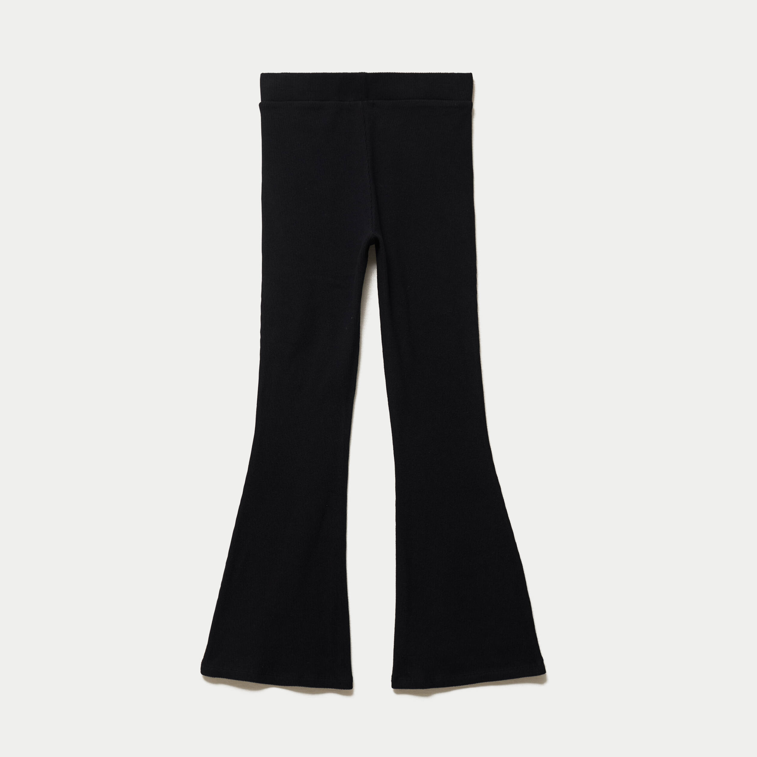 Pantalon flare stretch taille standard noir