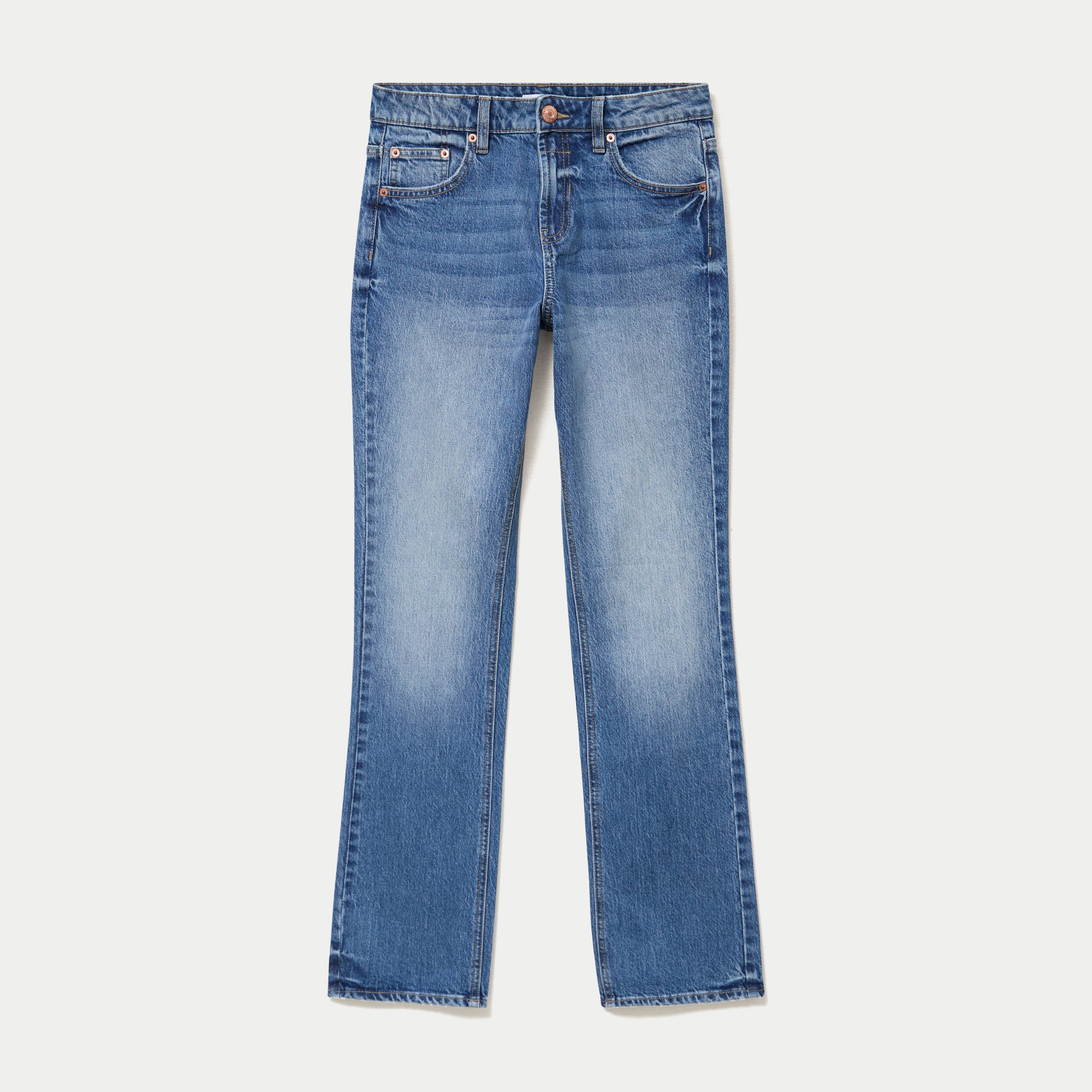 Jean Sam regular taille standard denim double stone