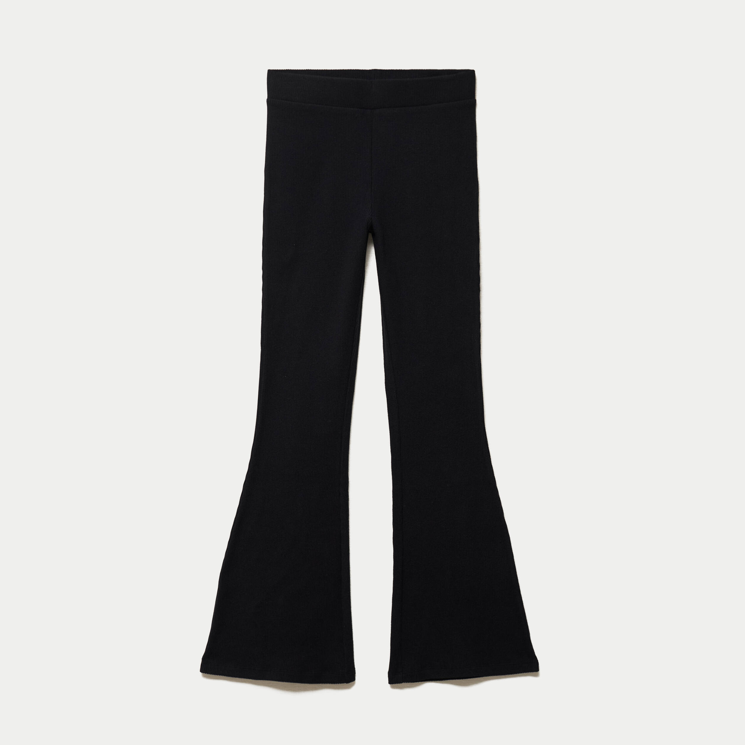 Pantalon flare stretch taille standard noir