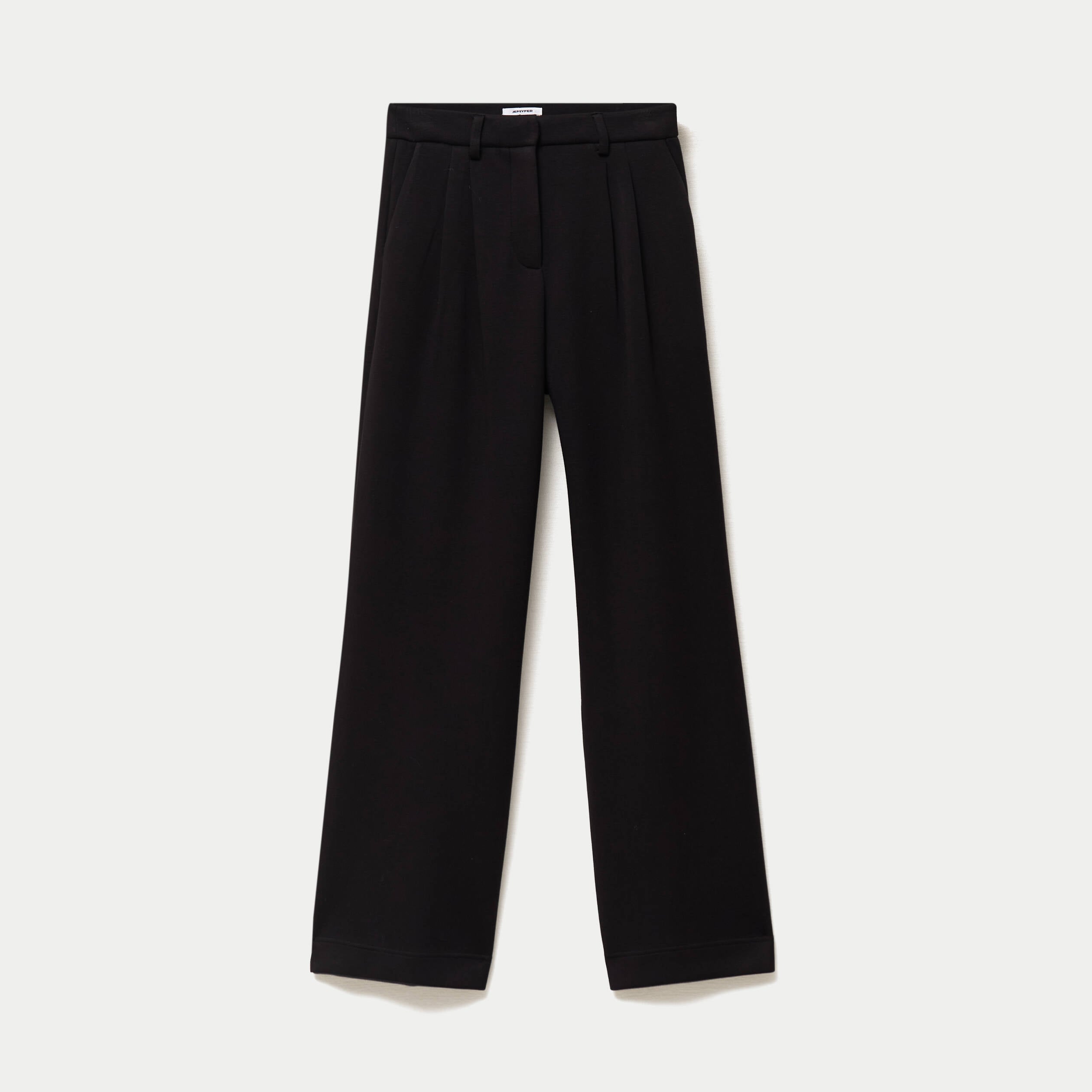 Pantalon flare stretch taille standard noir