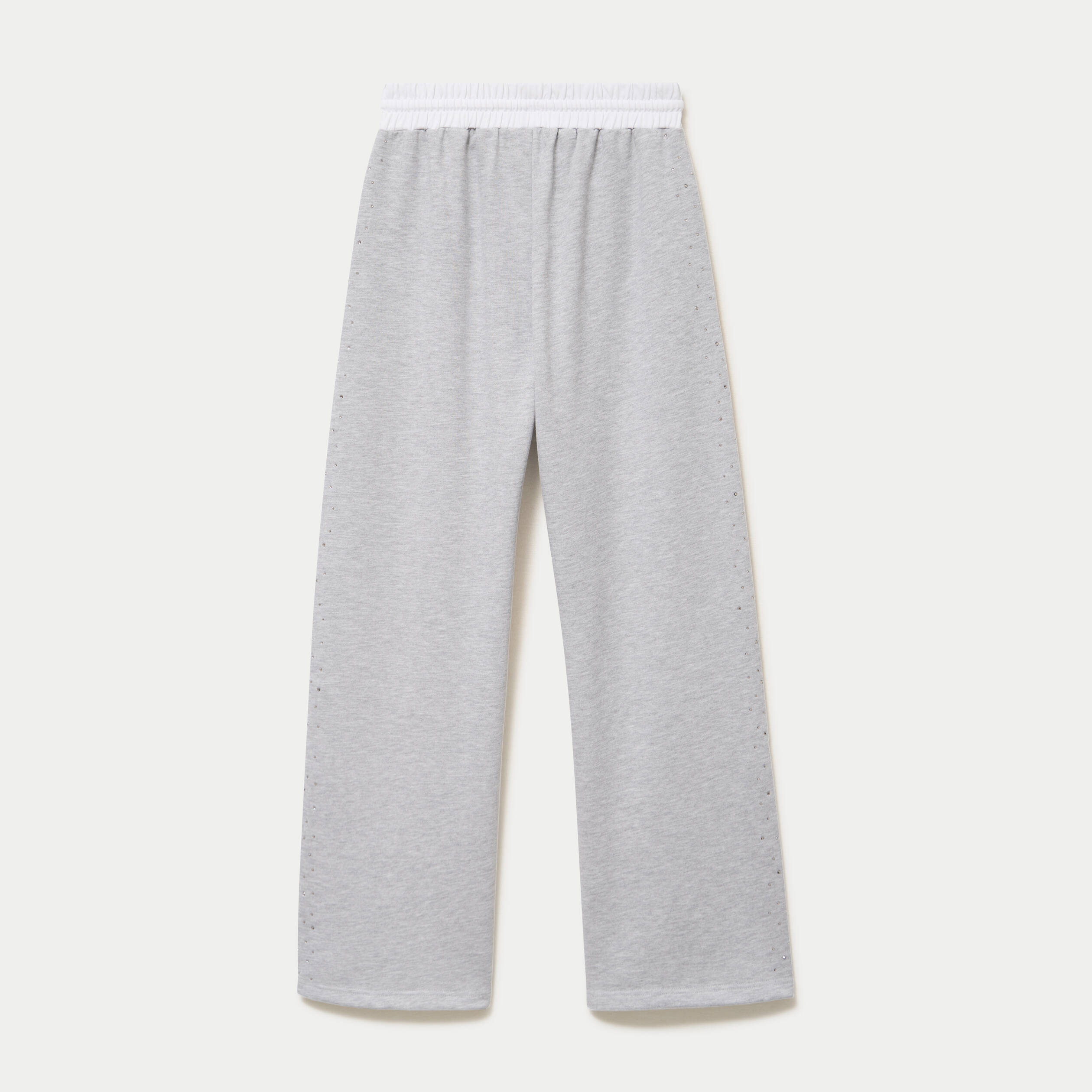Jogging coupe large taille standard gris fonc&eacute;