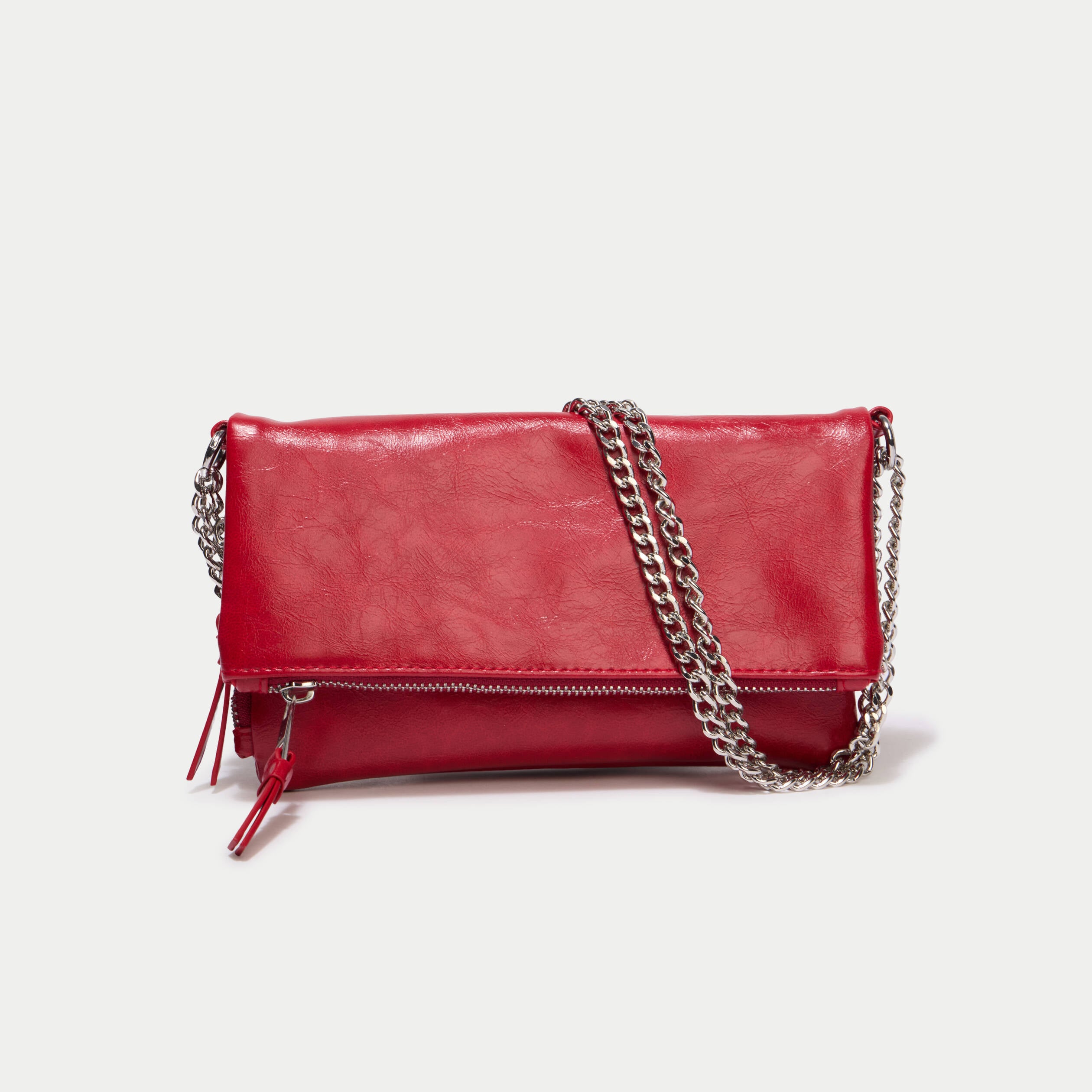 Sac avec cha&icirc;ne rouge ado