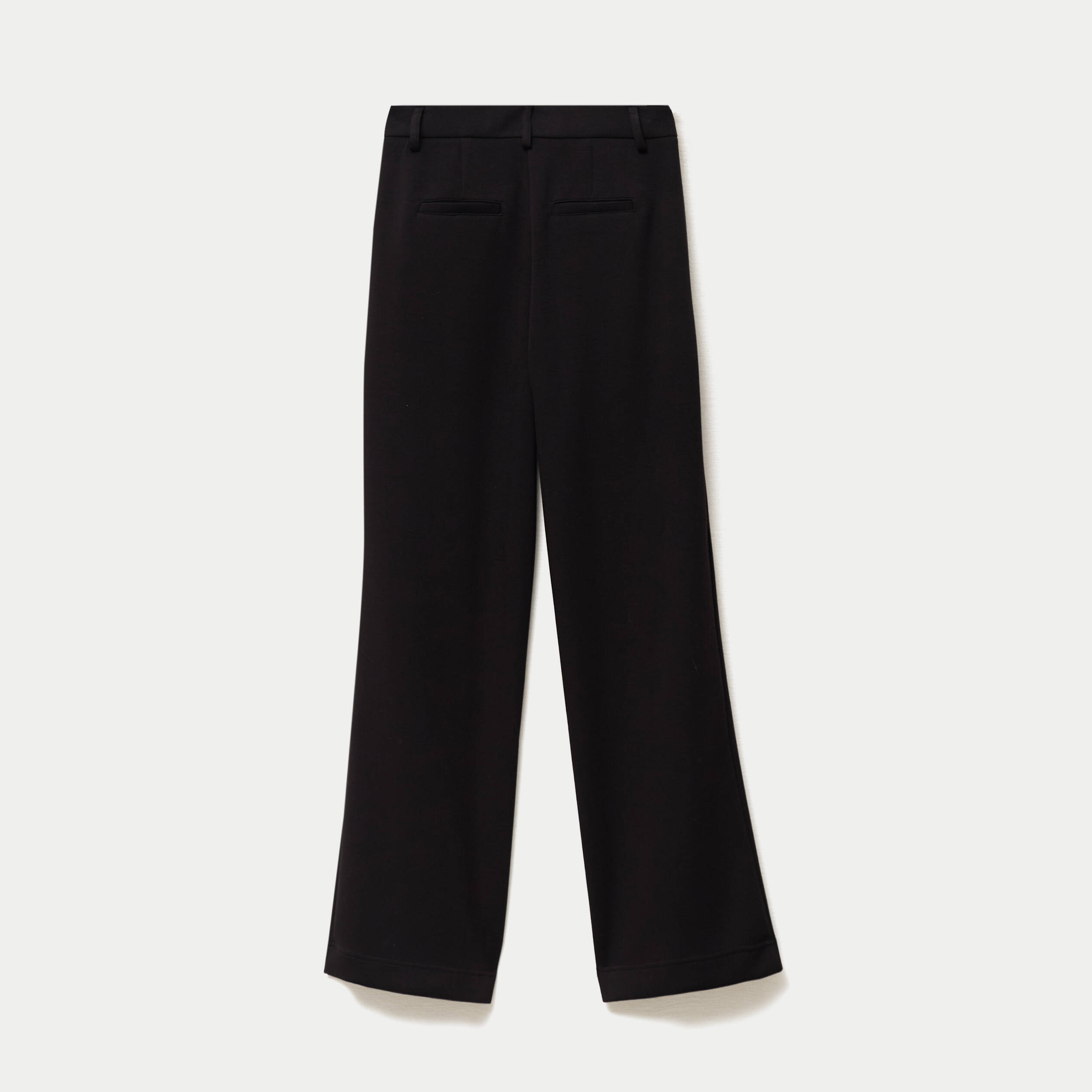 Pantalon flare stretch taille standard noir