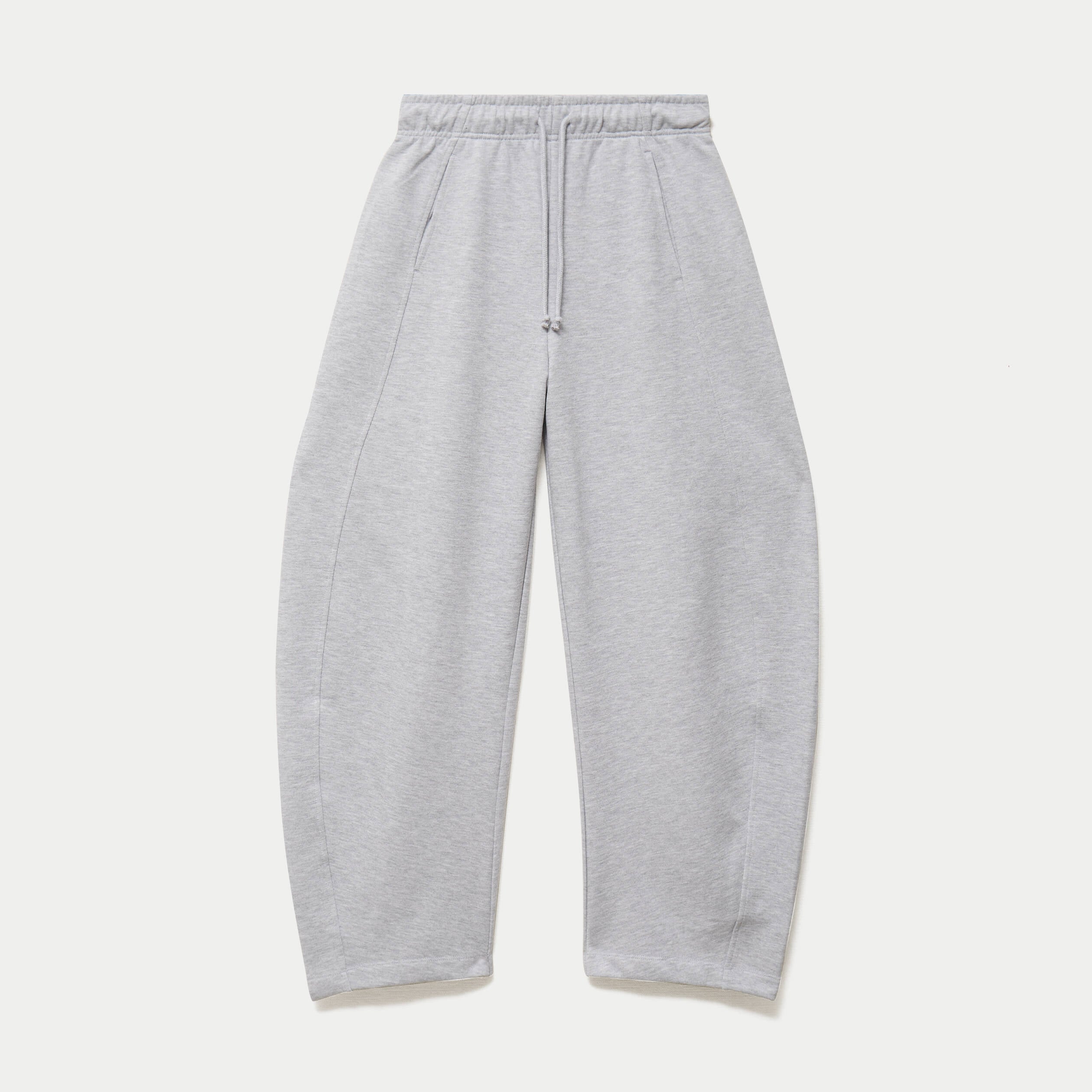 Jogging coupe barrel taille standard gris clair