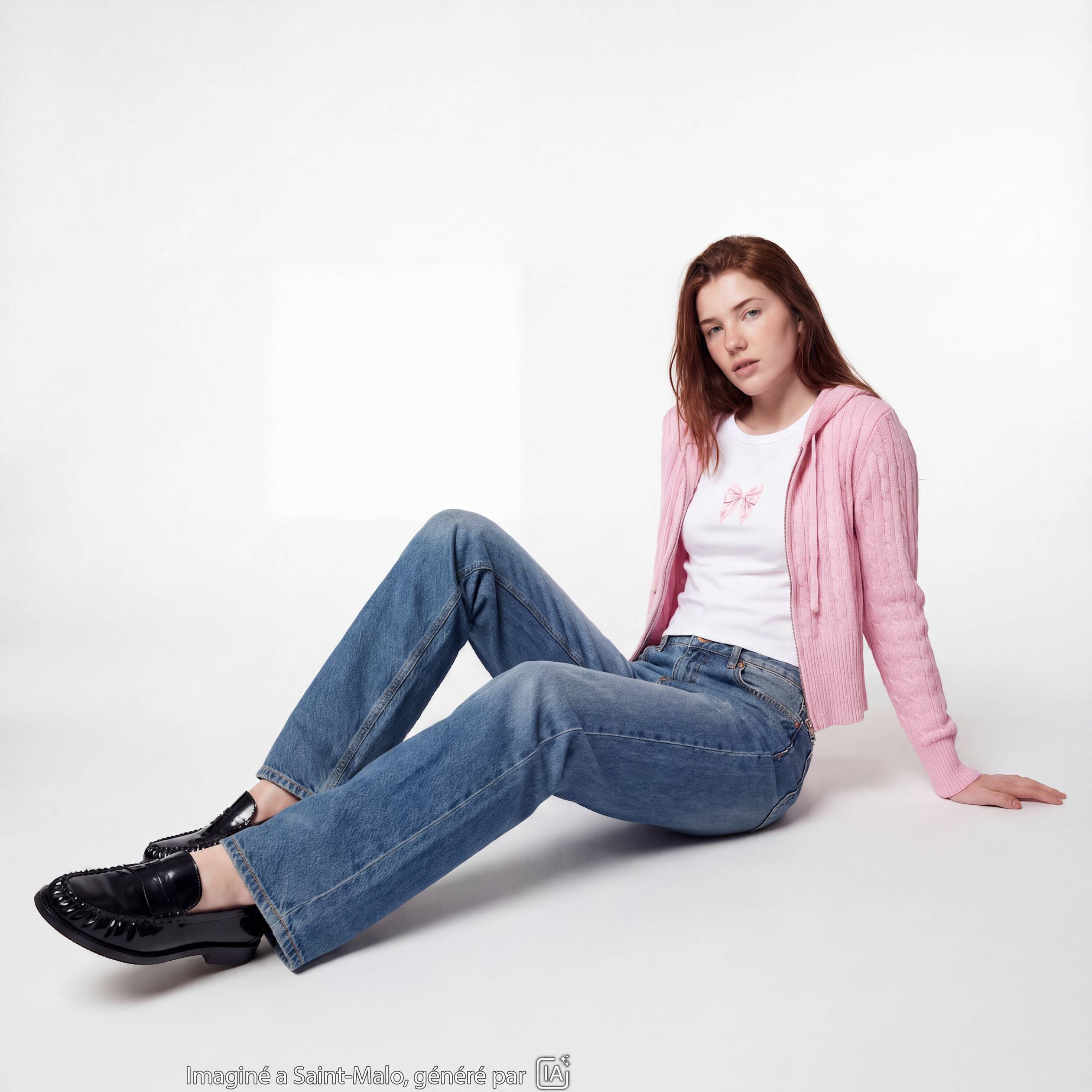 Jean regular taille standard denim double stone ado
