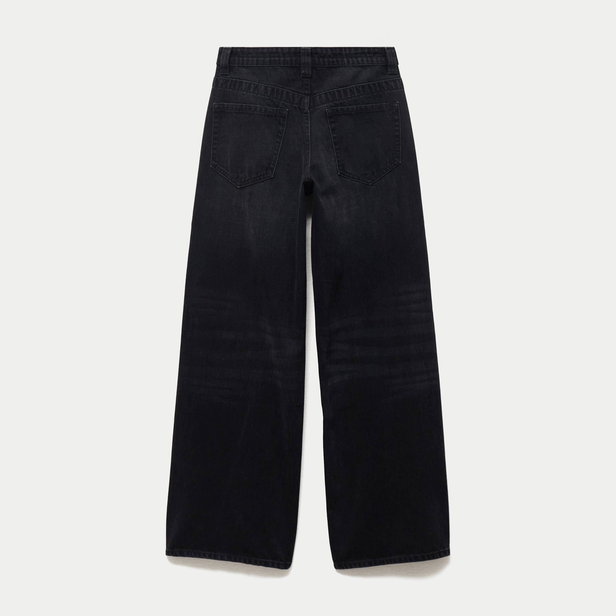 Jean Max loose taille basse denim noir