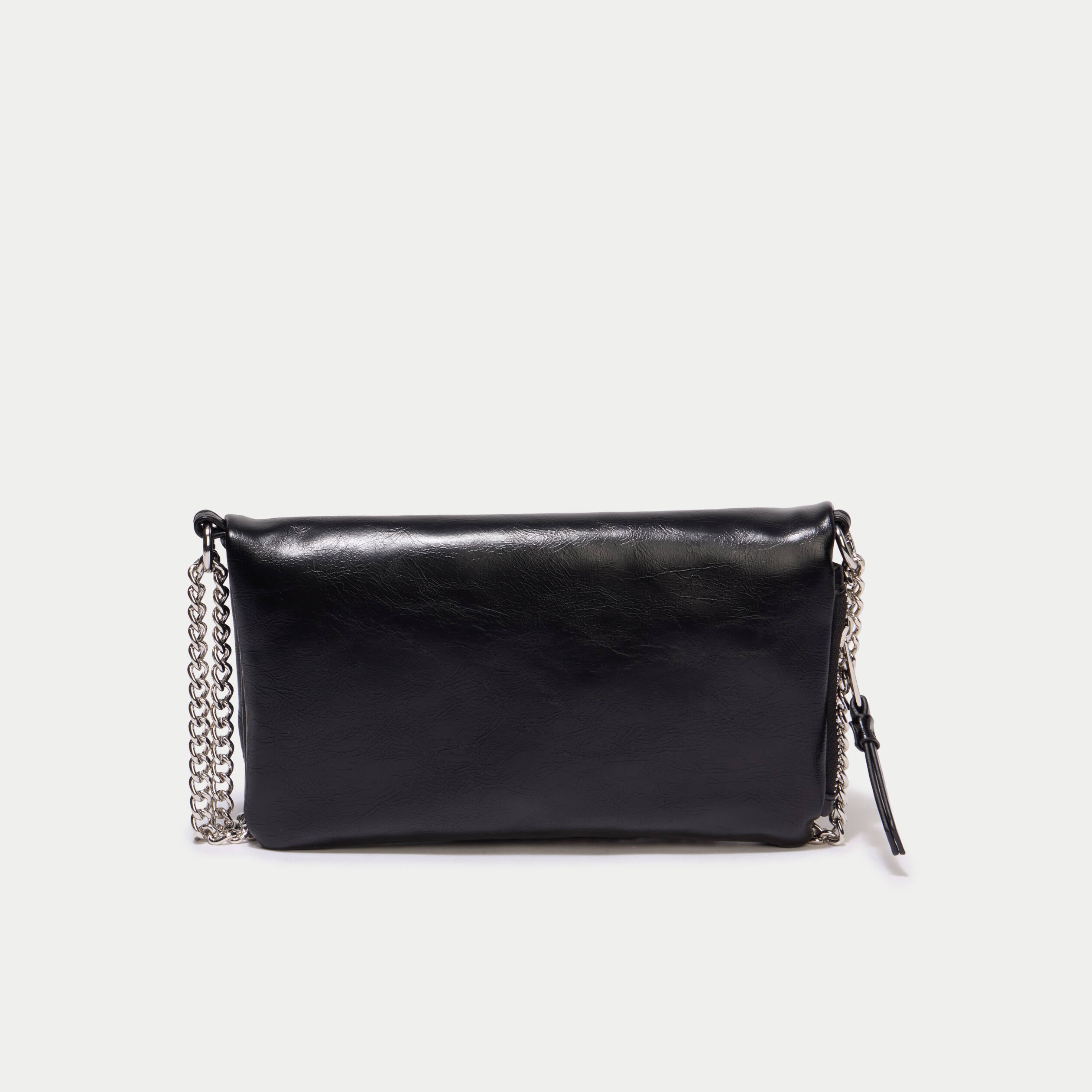 Sac avec cha&icirc;ne noir ado