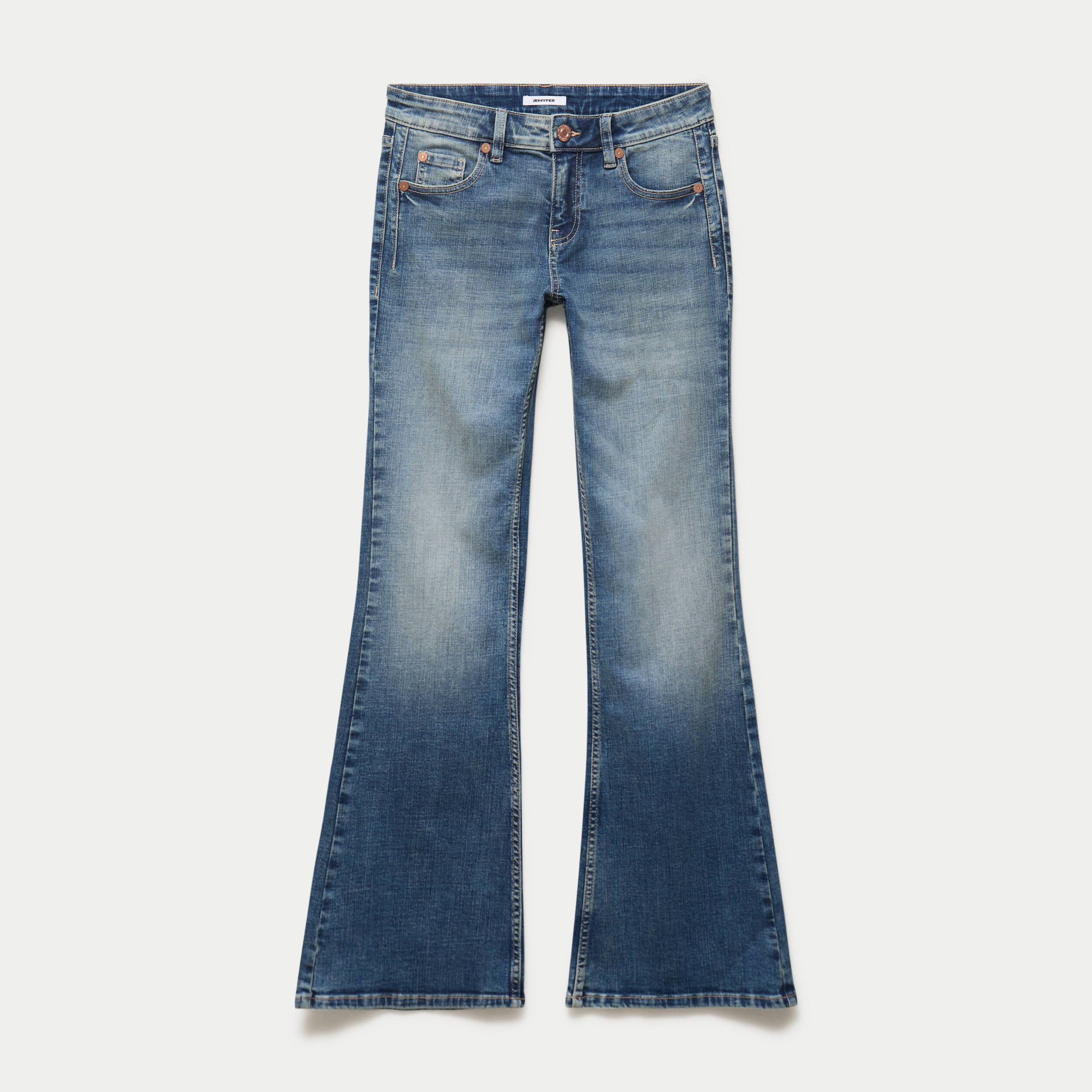 Jean Zoe bootcut taille basse denim dirty