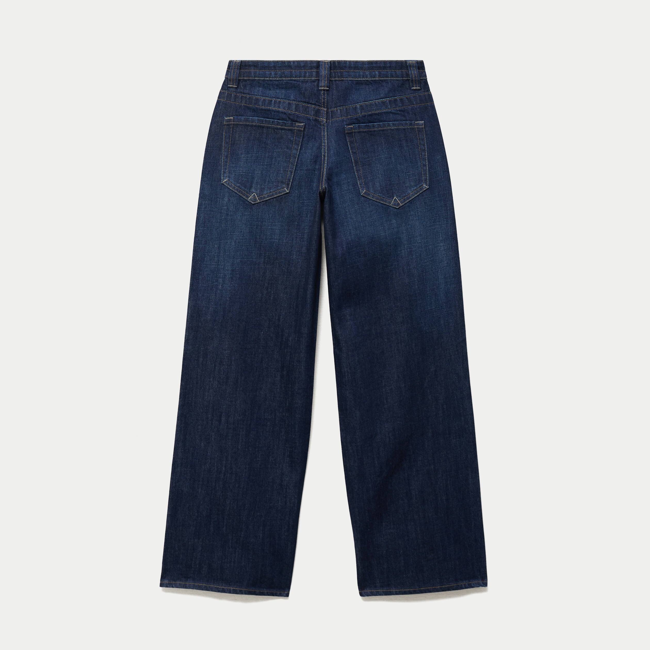 Jean Max loose taille basse denim brut
