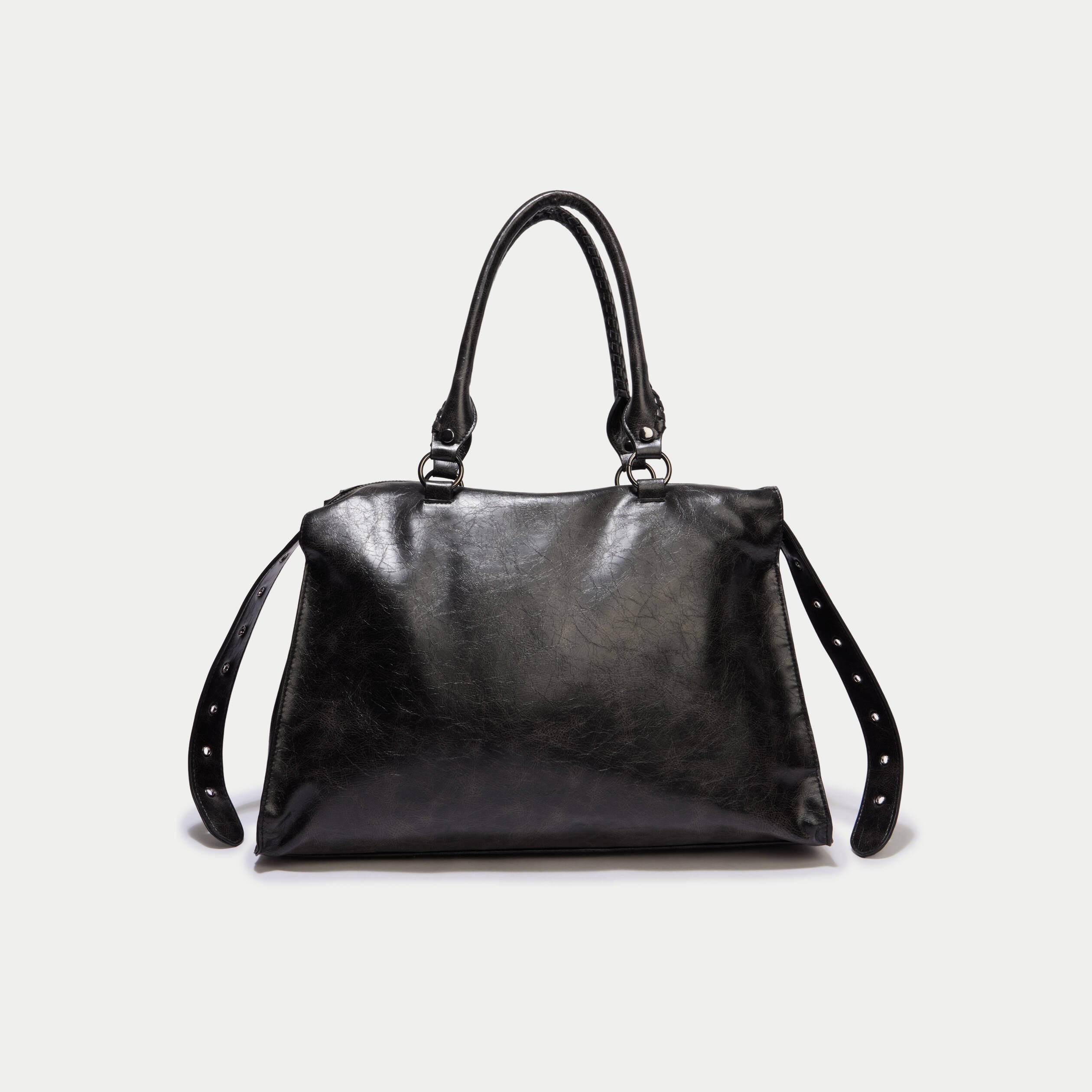 Sac port&eacute; &eacute;paule noir ado