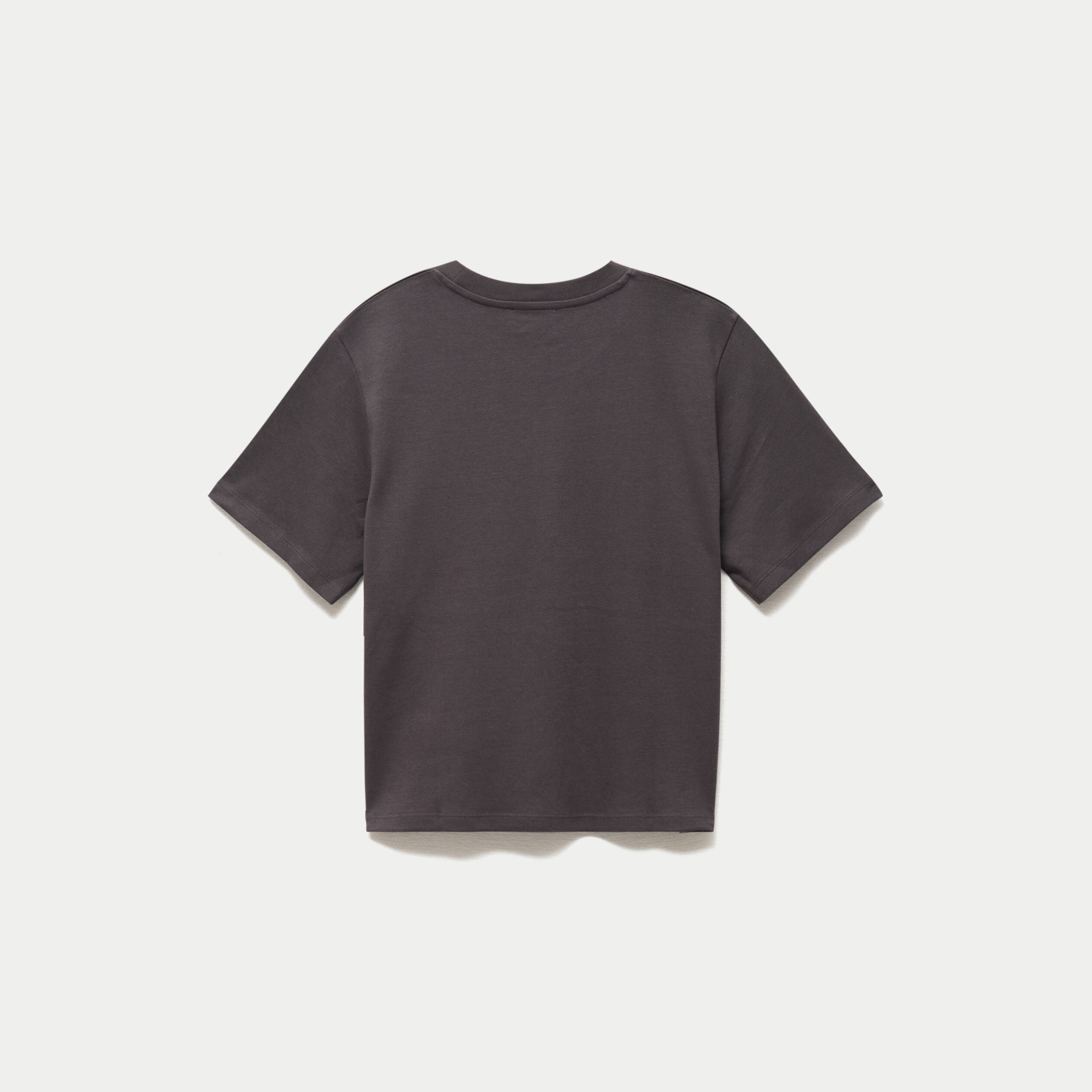 T-shirt col rond manches courtes noir