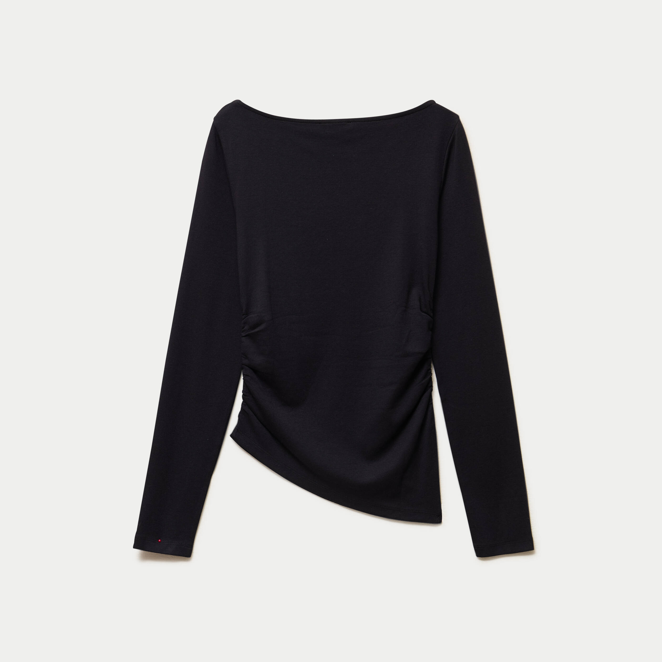 T-shirt droit manches longues noir