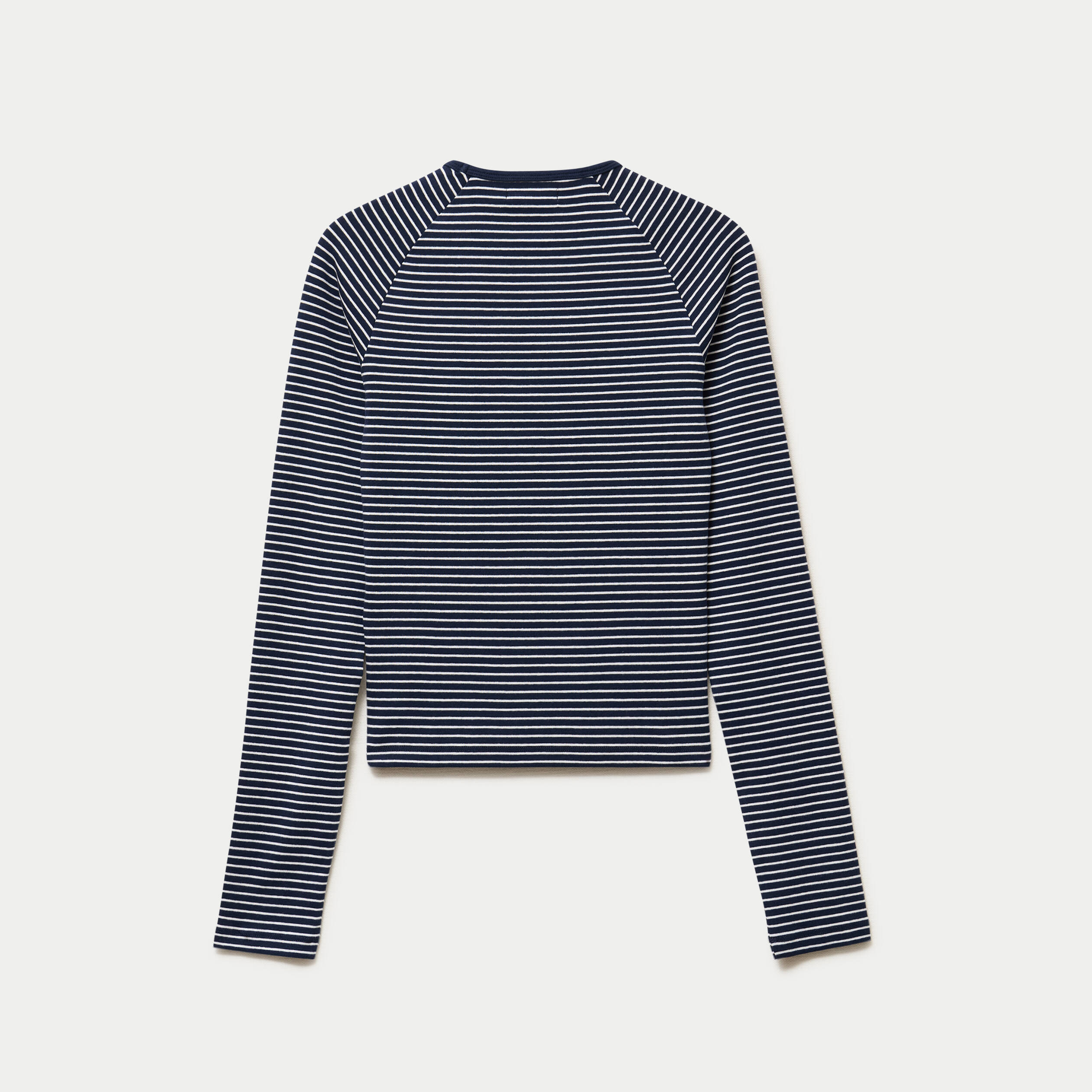 T-shirt manches longues bleu fonc&eacute;