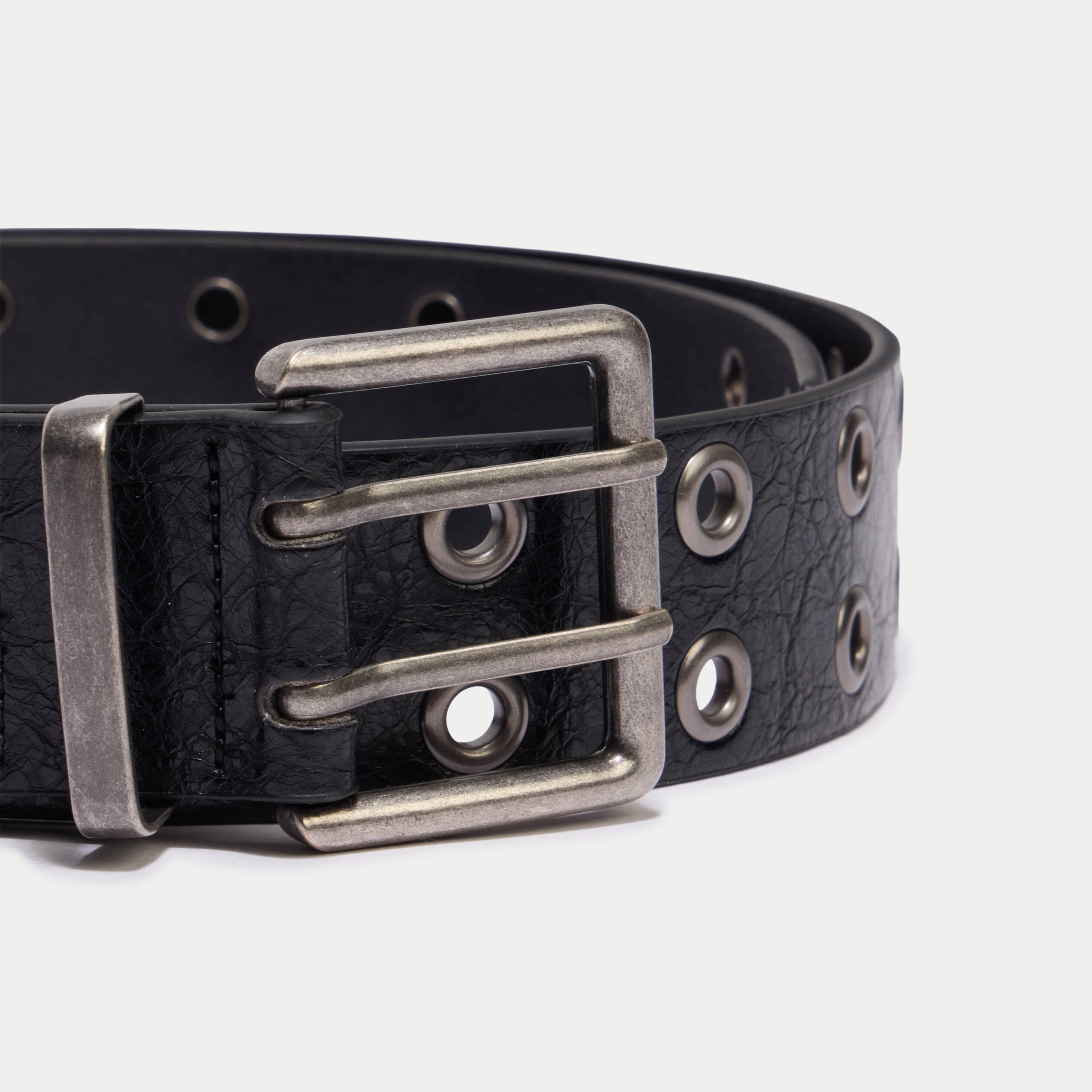 Ceinture large noir ado