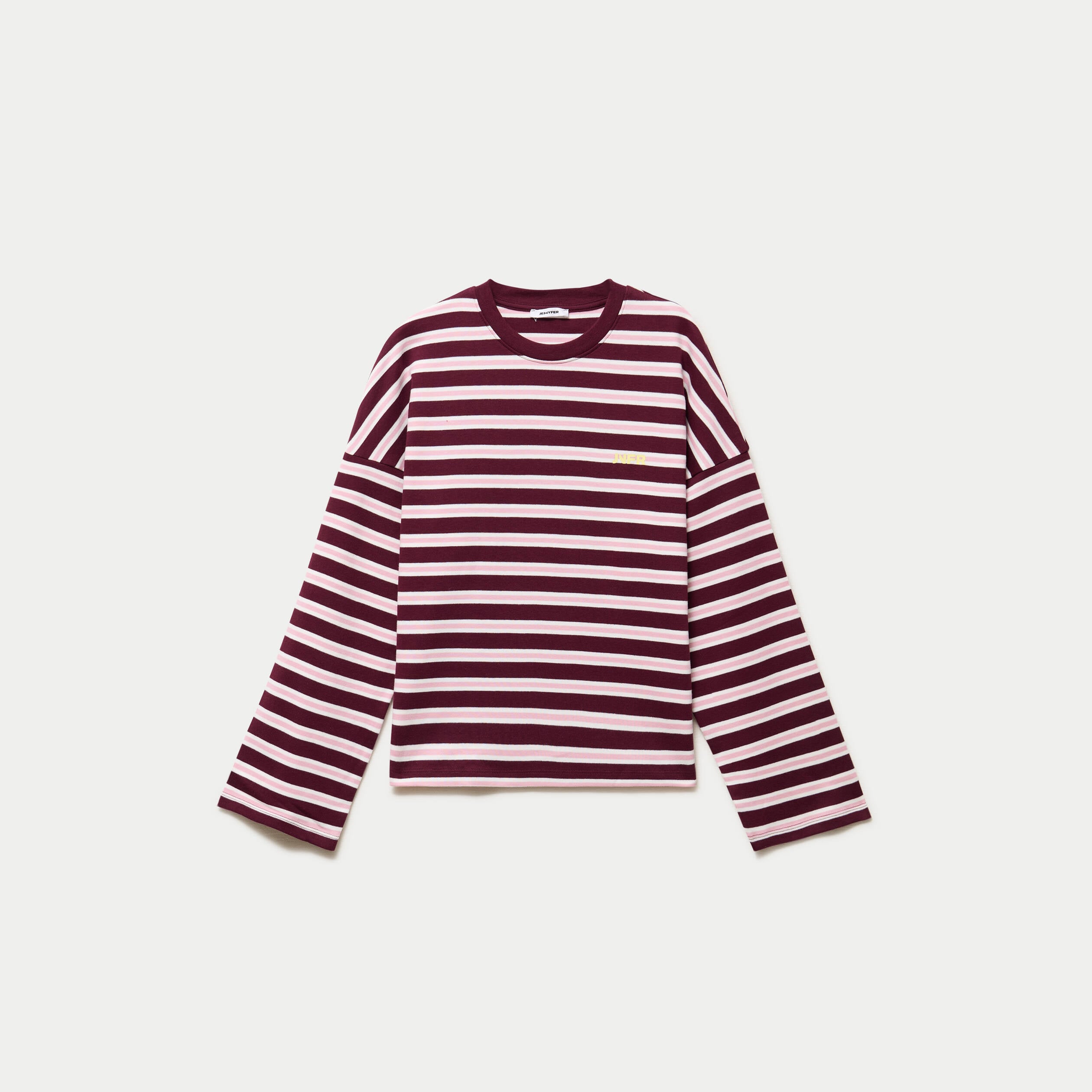 T-shirt manches longues bordeaux
