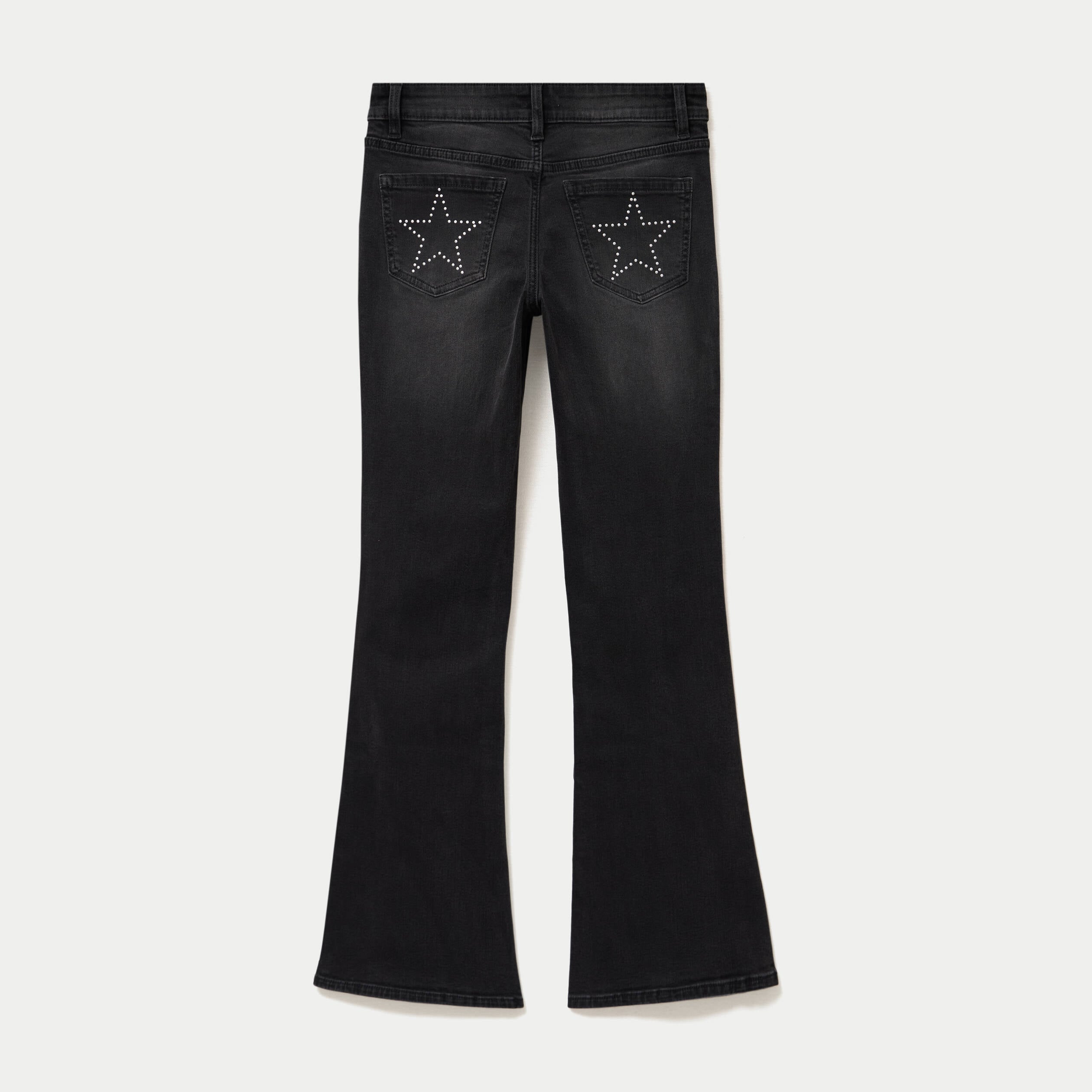 Jean Zoe bootcut taille basse denim noir